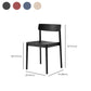 Modern Style Chairs Armless Dining Chairs with Wooden Legs for Kitchen