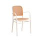Nordic Open Back Side Chair Plastic Indoor Chair for Dining Room Bedroom