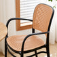 Nordic Open Back Side Chair Plastic Indoor Chair for Dining Room Bedroom