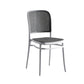 Nordic Open Back Side Chair Plastic Indoor Chair for Dining Room Bedroom