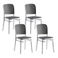 Nordic Open Back Side Chair Plastic Indoor Chair for Dining Room Bedroom