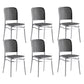 Nordic Open Back Side Chair Plastic Indoor Chair for Dining Room Bedroom