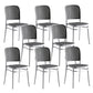 Nordic Open Back Side Chair Plastic Indoor Chair for Dining Room Bedroom