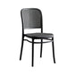 Nordic Open Back Side Chair Plastic Indoor Chair for Dining Room Bedroom
