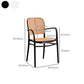 Nordic Open Back Side Chair Plastic Indoor Chair for Dining Room Bedroom