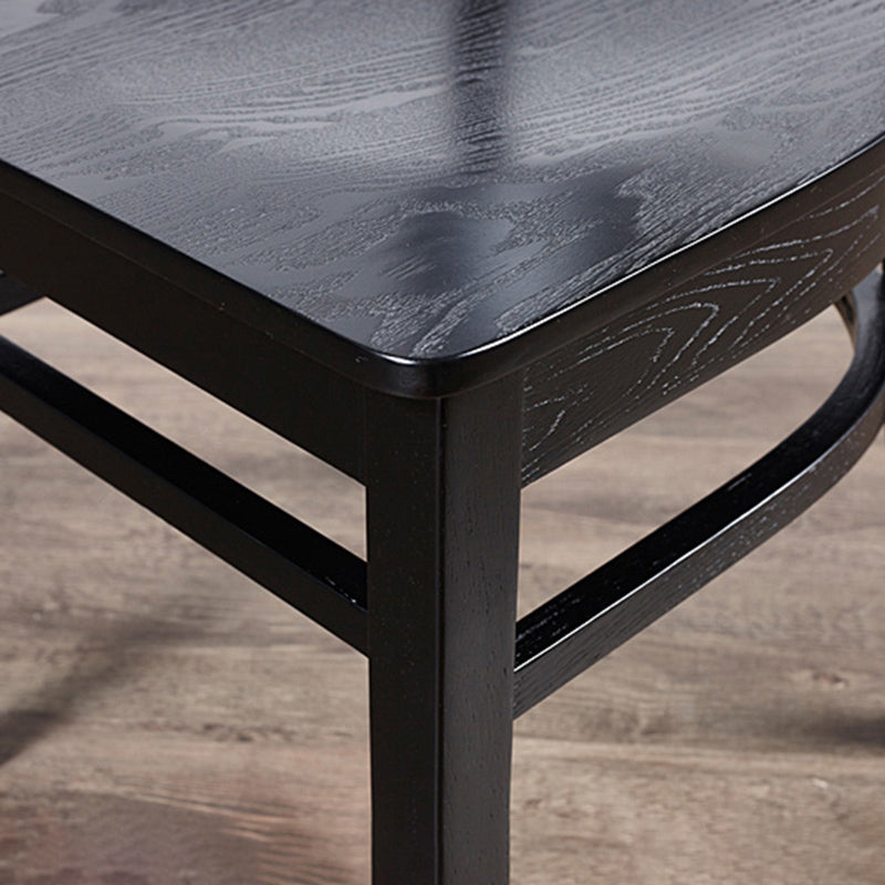 Industriële armloze eetkamerstoelen Solid Wood Dining Side Stoel