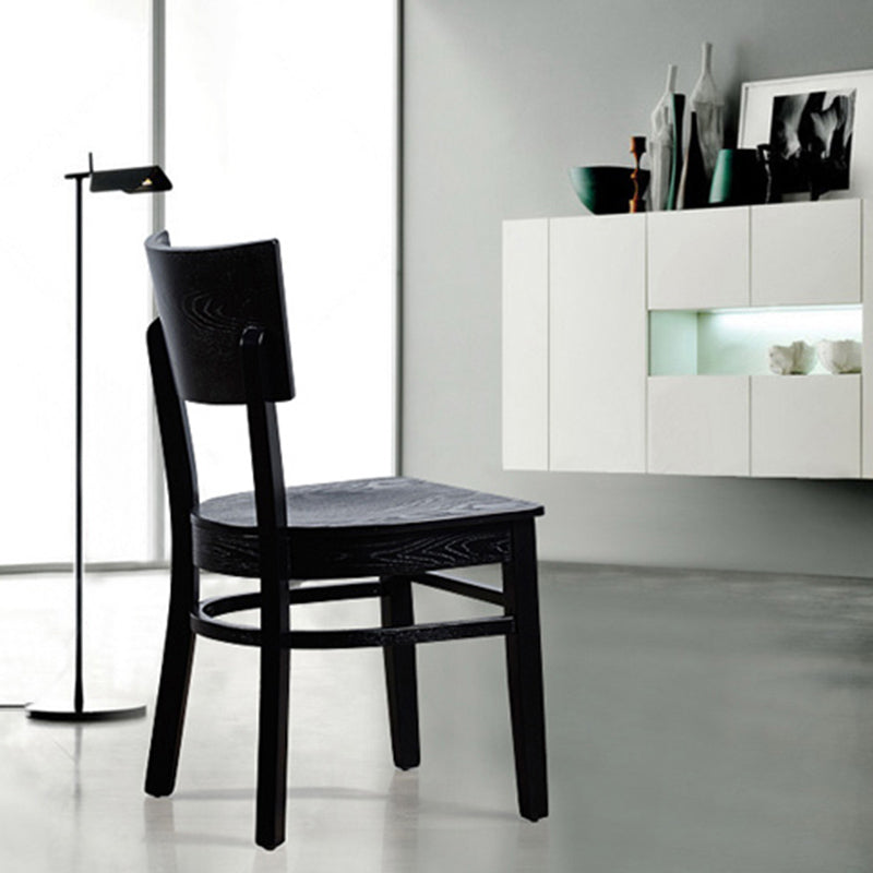 Industriële armloze eetkamerstoelen Solid Wood Dining Side Stoel