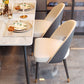 Open Back Armless Dining Chairs Glam Style Home Dining Side Chair