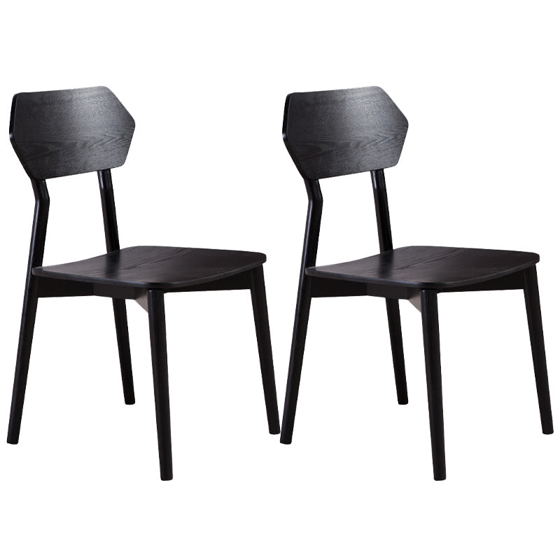 Open rug dineren accentstoel industriële armloze eetkamerstoelen