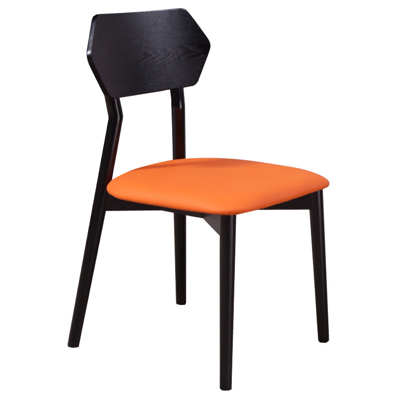 Open rug dineren accentstoel industriële armloze eetkamerstoelen