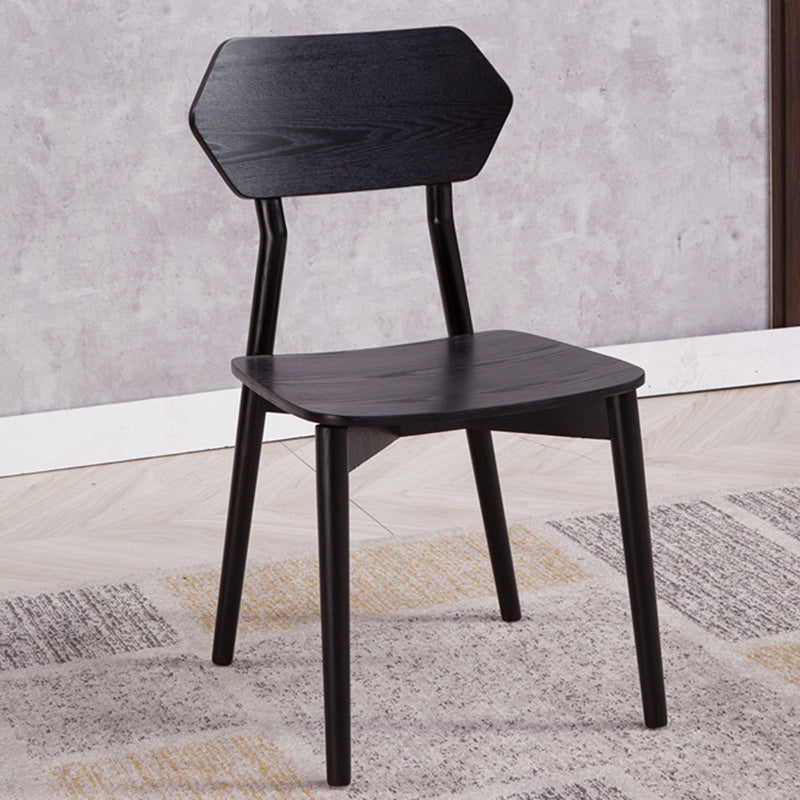 Open rug dineren accentstoel industriële armloze eetkamerstoelen