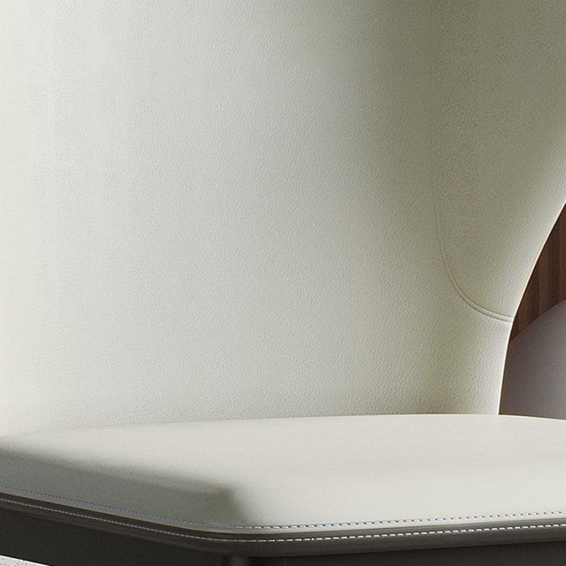 Sedie da pranzo industriali senza braccia black gambe sedia laterale di Wingback