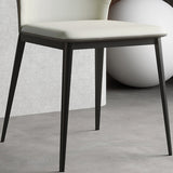 Sedie da pranzo industriali senza braccia black gambe sedia laterale di Wingback