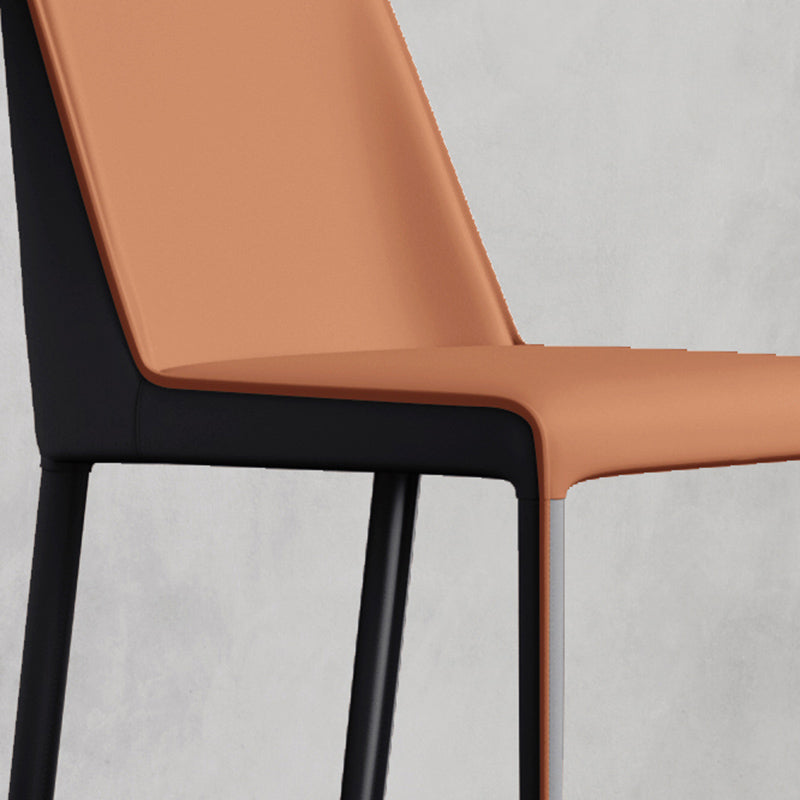 Contemporary Home Upholstered Side Chair Matte Finish Dining Chair Clearhalo 'Dining Chairs' 'Dining Tables & Seating' 'dining_chair' 'furn' 'furn_dining_chair' 'Furniture' 'Kitchen & Dining Furniture' 6138600