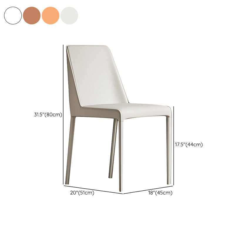 Contemporary Home Upholstered Side Chair Matte Finish Dining Chair Clearhalo 'Dining Chairs' 'Dining Tables & Seating' 'dining_chair' 'furn' 'furn_dining_chair' 'Furniture' 'Kitchen & Dining Furniture' 6138617