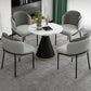 Industrial Style Home Side Chair Upholstered Dining Chair with Metal Leg