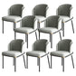 Industrial Style Home Side Chair Upholstered Dining Chair with Metal Leg
