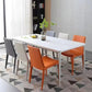 Contemporary Style Dining Chairs Armless Dining Chairs with Metal Legs for Home Clearhalo 'Dining Chairs' 'Dining Tables & Seating' 'dining_chair' 'furn' 'furn_dining_chair' 'Furniture' 'Kitchen & Dining Furniture' 6138818