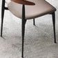 Metal Industrial Side Chair with Black Legs Metallic Finish Indoor Dining Chair