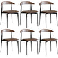 Metal Industrial Side Chair with Black Legs Metallic Finish Indoor Dining Chair