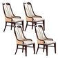 Traditional Upholstered Dining Room Chair Solid Wood Dining Accent Chair Cream Gray 4 Piece Set Clearhalo 'Dining Chairs' 'Dining Tables & Seating' 'dining_chair' 'furn' 'furn_dining_chair' 'Furniture' 'Kitchen & Dining Furniture' 6138857