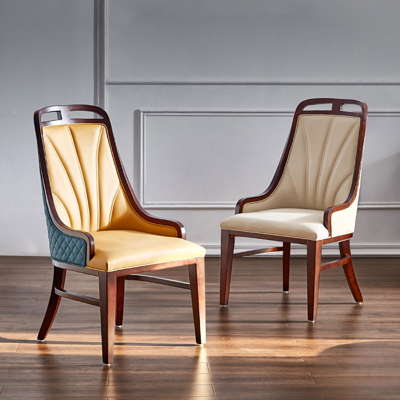 Traditional Upholstered Dining Room Chair Solid Wood Dining Accent Chair Clearhalo 'Dining Chairs' 'Dining Tables & Seating' 'dining_chair' 'furn' 'furn_dining_chair' 'Furniture' 'Kitchen & Dining Furniture' 6138858