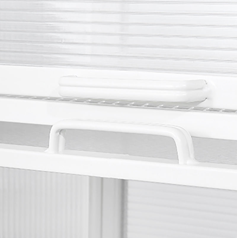 Serveur de restauration blanc contemporain serveur de buffet en acier pour la cuisine