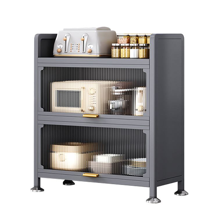 Metal Contemporary Dining Server Black Sideboard Table for Dining Room 28"L x 13"W x 31"H Clearhalo 'buffet_sideboard' 'Buffets & Sideboards' 'furn' 'furn_buffet_sideboard' 'Furniture' 'Kitchen & Dining Furniture' 6139089