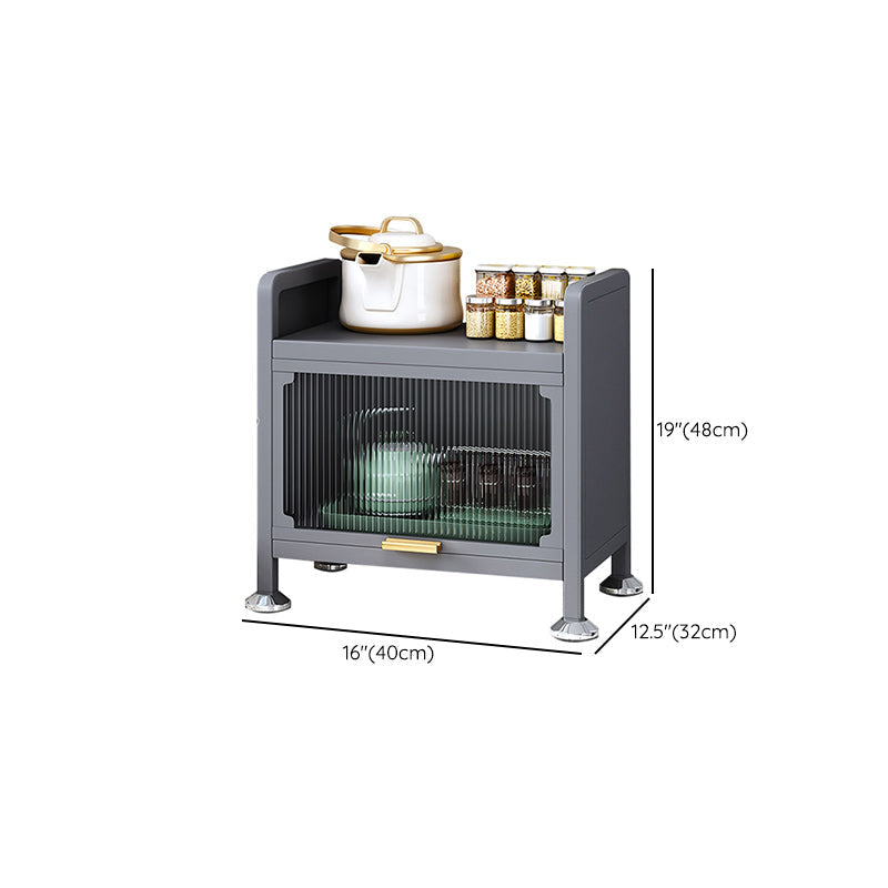 Metal Contemporary Dining Server Black Sideboard Table for Dining Room Clearhalo 'buffet_sideboard' 'Buffets & Sideboards' 'furn' 'furn_buffet_sideboard' 'Furniture' 'Kitchen & Dining Furniture' 6139101