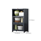 Contemporary Black Buffet Server Bamboo Dining Server for Kitchen Clearhalo 'buffet_sideboard' 'Buffets & Sideboards' 'furn' 'furn_buffet_sideboard' 'Furniture' 'Kitchen & Dining Furniture' 6139143