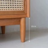 Servidor de buffet contemporáneo de comedor de madera sólida con cajones