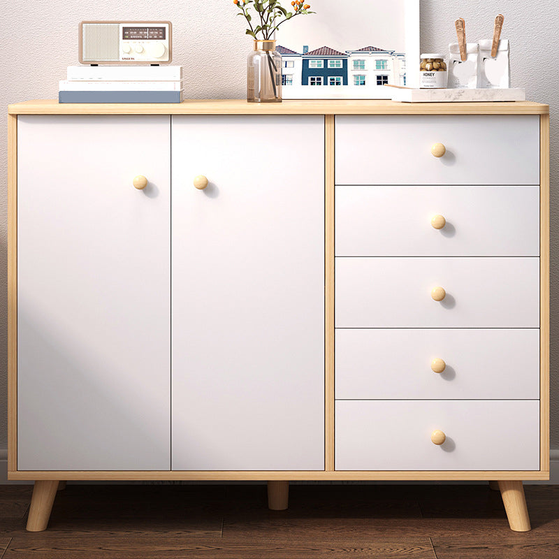 Modern Buffet Server Engineered Wood Dining Server for Kitchen Clearhalo 'buffet_sideboard' 'Buffets & Sideboards' 'furn' 'furn_buffet_sideboard' 'Furniture' 'Kitchen & Dining Furniture' 6139211