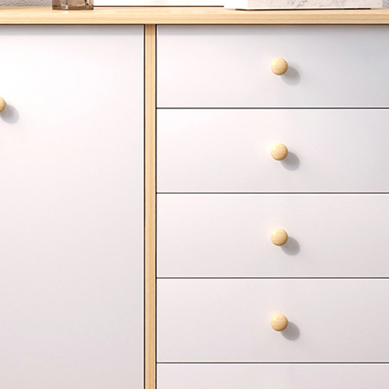 Modern Buffet Server Engineered Wood Dining Server for Kitchen Clearhalo 'buffet_sideboard' 'Buffets & Sideboards' 'furn' 'furn_buffet_sideboard' 'Furniture' 'Kitchen & Dining Furniture' 6139223