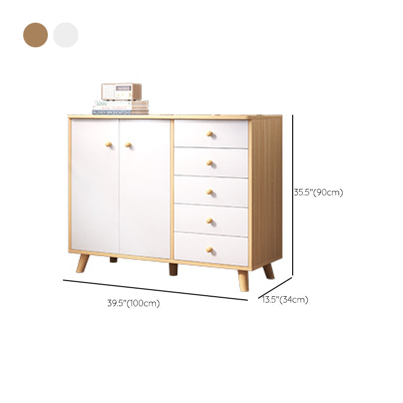 Modern Buffet Server Engineered Wood Dining Server for Kitchen Clearhalo 'buffet_sideboard' 'Buffets & Sideboards' 'furn' 'furn_buffet_sideboard' 'Furniture' 'Kitchen & Dining Furniture' 6139234