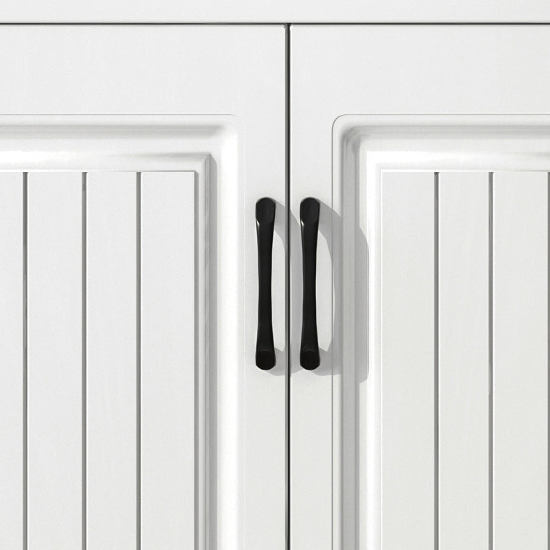 Serveur de restauration en bois blanc d'ingénierie serveur de buffet moderne avec tiroirs