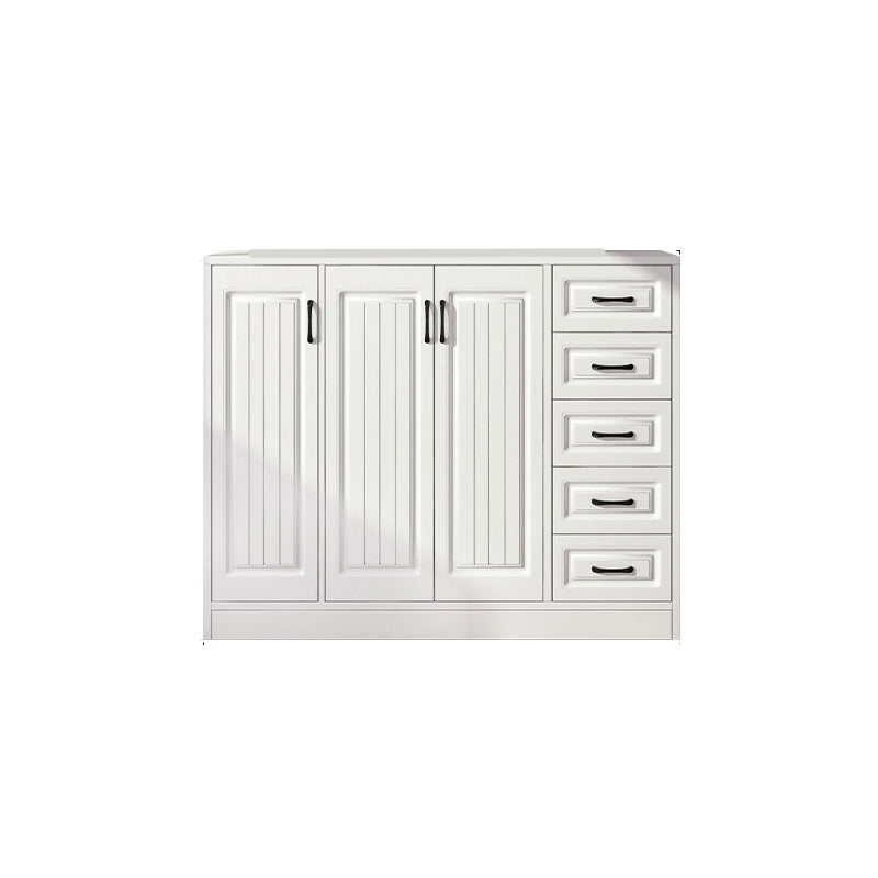 Serveur de restauration en bois blanc d'ingénierie serveur de buffet moderne avec tiroirs