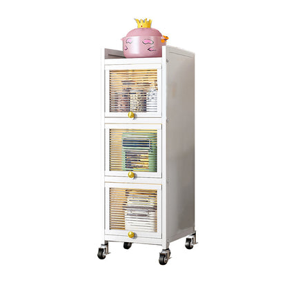 Contemporary Sideboard Buffet Metal Dining Server for Dining Room 13"L x 13"W x 46"H