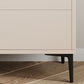 Zeitgenössische einstellbare Regale Sideboard Open Storage Server mit Glastüren