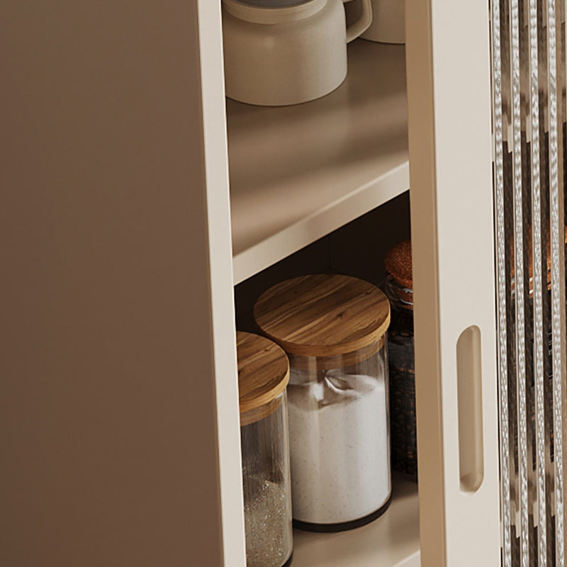 Zeitgenössische einstellbare Regale Sideboard Open Storage Server mit Glastüren