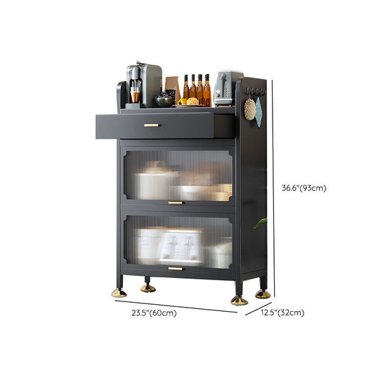 Glam Sideboard Table Metal e Acrilic Buffet Sideboard per sala da pranzo