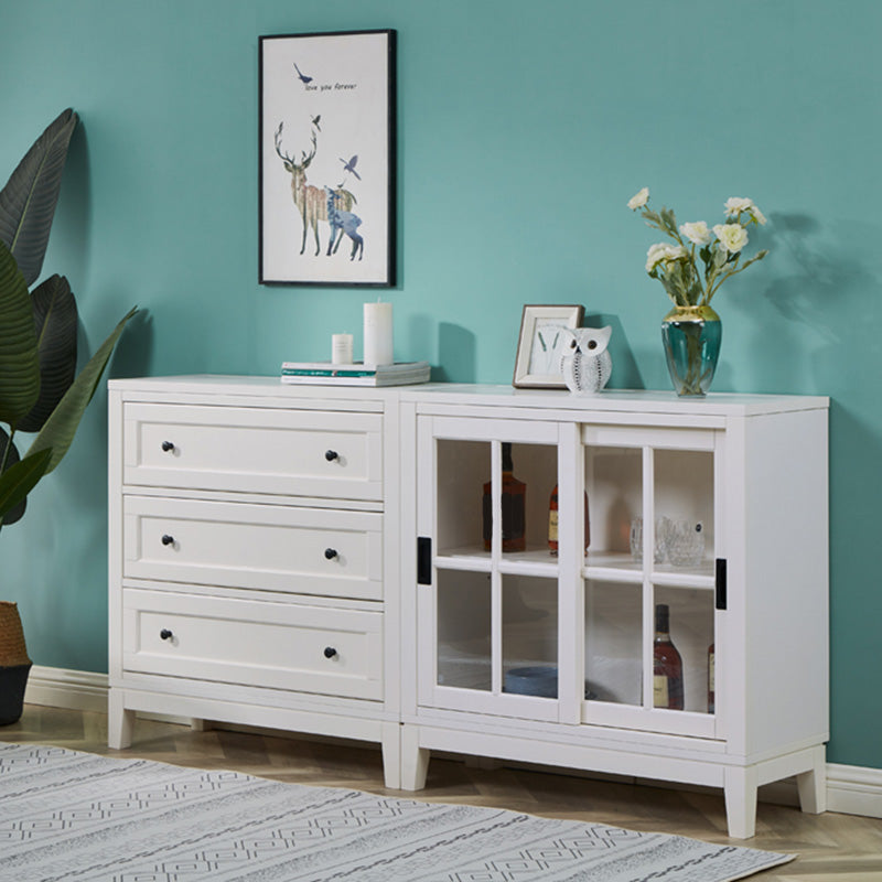 Solid Wood Dining Server Contemporary Buffet Server voor eetkamer