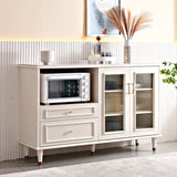 Serveur d'étagère réglable contemporain Server en pierre supérieure avec des jambes en bois massif