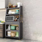 Black Metal Dining Server Contemporary Buffet Server for Kitchen Clearhalo 'buffet_sideboard' 'Buffets & Sideboards' 'furn' 'furn_buffet_sideboard' 'Furniture' 'Kitchen & Dining Furniture' 6139689