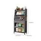 Black Metal Dining Server Contemporary Buffet Server for Kitchen Clearhalo 'buffet_sideboard' 'Buffets & Sideboards' 'furn' 'furn_buffet_sideboard' 'Furniture' 'Kitchen & Dining Furniture' 6139710