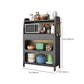 Black Metal Dining Server Contemporary Buffet Server for Kitchen Clearhalo 'buffet_sideboard' 'Buffets & Sideboards' 'furn' 'furn_buffet_sideboard' 'Furniture' 'Kitchen & Dining Furniture' 6139712