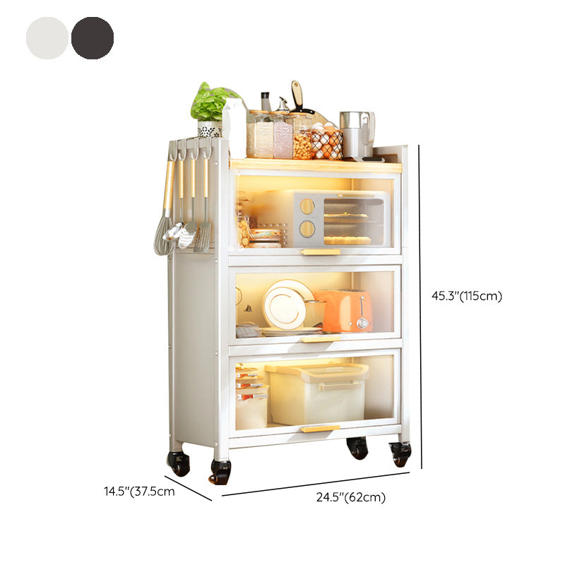 Servidor de comedor de metal contemporáneo de servidor buffet para comedor