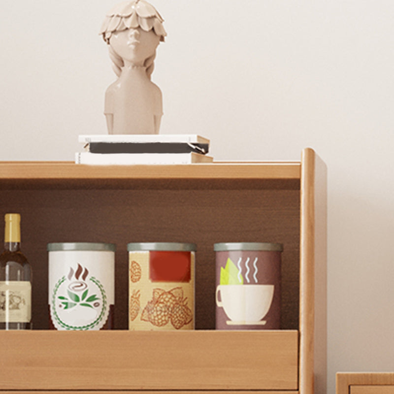 引き出し付きパインソリッドウッドダイニングサーバーコンテンポラリービュッフェテーブル