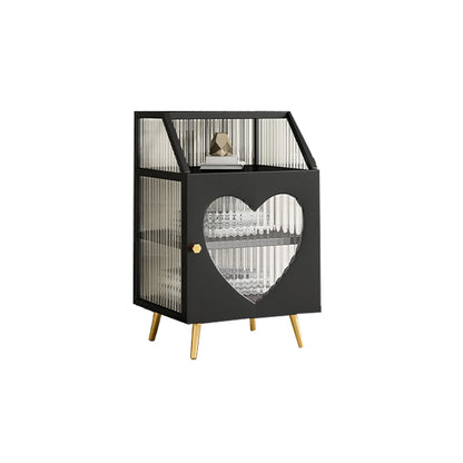 Server da pranzo con finitura opaca con gambe in metallo oro Sideboard moderno per sala da pranzo