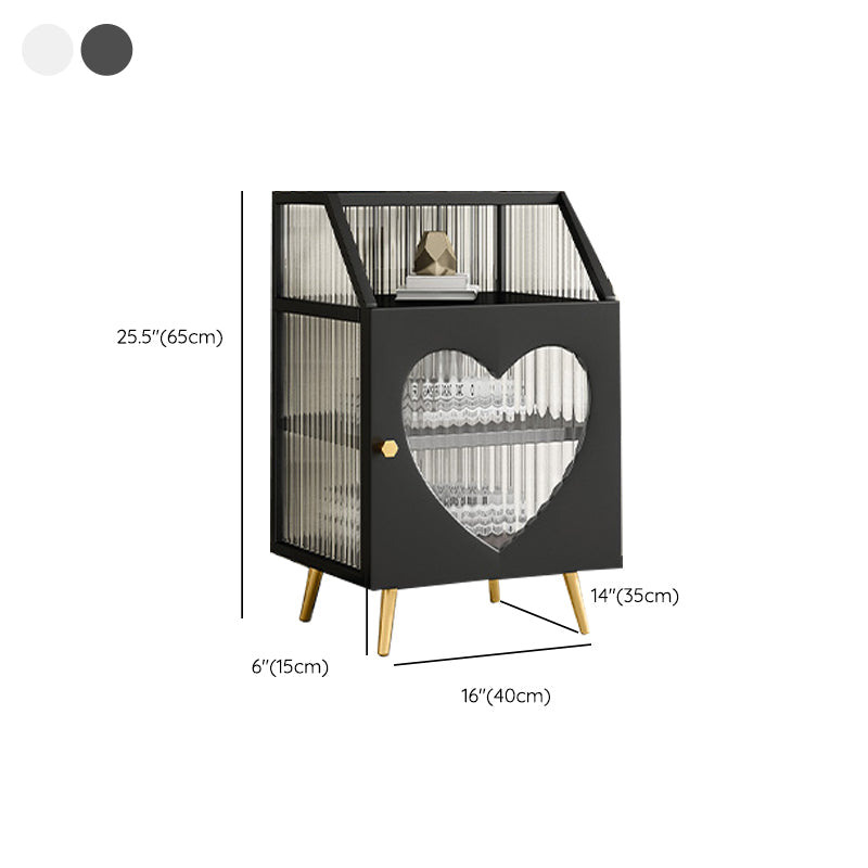 Server da pranzo con finitura opaca con gambe in metallo oro Sideboard moderno per sala da pranzo