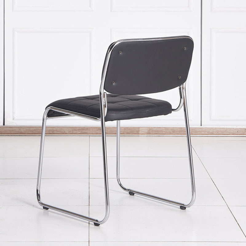 Low Back Conference Chair Contemporary No Wheels Guest Chair Clearhalo 'furn' 'furn_office_chair' 'Furniture' 'Office Chairs' 'Office Furniture' 'office_chair' 6139976